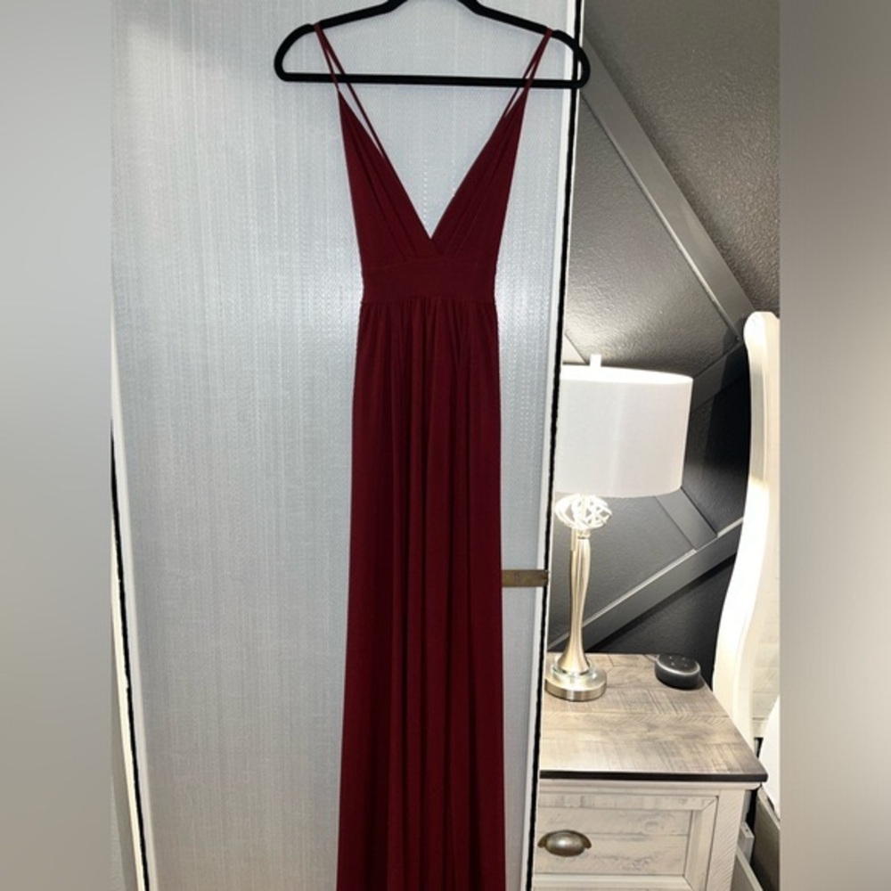Windsor Burgundy Gown